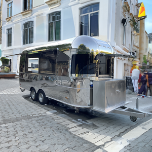 Carrito de Comida Rápida Tipo Hot Dog, Remolque Móvil de Acero Inoxidable para Venta de Bebidas y Alimentos - Product Image 2