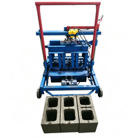Máquina RongDing para Fabricar Bloques de Hormigón y Ladrillos de Cemento con Motor de Caja de Cambios, Moldeo por Vibración Mecánica y Larga Vida Útil