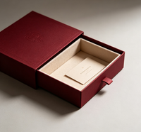 Boîte à tiroir rigide personnalisée avec logo, vente en gros, boîte cadeau coulissante en carton pour parfum, cosmétiques, bijoux, emballage de produits de santé
