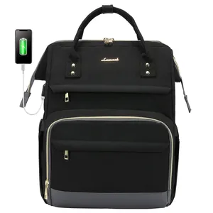 Mochila Lovevook <span class=keywords><strong>2022</strong></span> <span class=keywords><strong>de</strong></span> 15.6 y 17 pulgadas, mochila grande <span class=keywords><strong>de</strong></span> nailon para chicas, mochila bonita para el <span class=keywords><strong>trabajo</strong></span>, mochila para portátil con puerto <span class=keywords><strong>de</strong></span> carga USB, mochilas escolares para mujer - Product Image 1