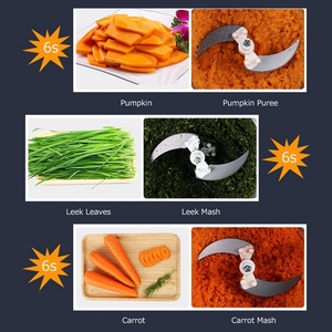 Hachoir à viande électrique <span class=keywords><strong>Homgeek</strong></span> 2L grande capacité domestique en acier inoxydable 2 vitesses 250W mélangeur de cuisine haute puissance - Product Image 5