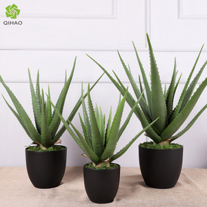 Planta Artificial de Aloe Vera en Maceta, Suculenta Grande para Decoración de Interiores, Hojas de Alta Simulación, Adorno de Escritorio, Material Plástico - Product Image 5