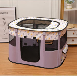 Corralito para mascotas cerrado grande al por mayor, CASA PARA GATOS con techo, jaula para perros de varias habitaciones y caja de parto para gatitos, tienda de valla portátil - Product Image 4