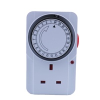 Minuteur mécanique de type UK 24 heures TE-22A, prise mécanique programmable
