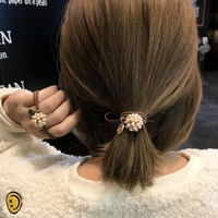 Accessoires pour cheveux faits main style décontracté Instagram, serre-tête en perles, élastique rétro pour cheveux, vente en gros pour adultes