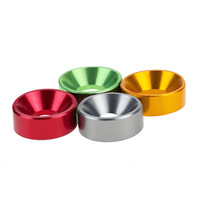 Full-size Custom Countersunk Washers, Concave and Convex Tapered Aluminum and Stainless Steel Anodized Washers