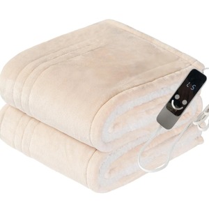 Sherpa de franela de <span class=keywords><strong>apagado</strong></span> automático de 4 horas, calentador eléctrico debajo de la manta, calentador de cama de invierno y almohadilla térmica - Product Image 1