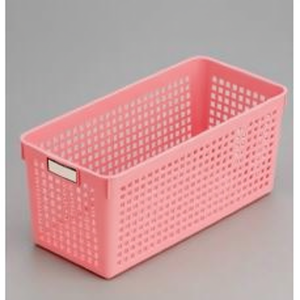 Cesto di stoccaggio nome sottile Inomata in colore rosa - Product Image 1