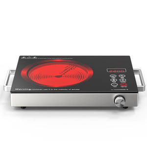 Nouveaux appareils de cuisine ménage cristal noir grattage verre boutons tactiles électrique Hotpot cuisinière à Induction - Product Image 4