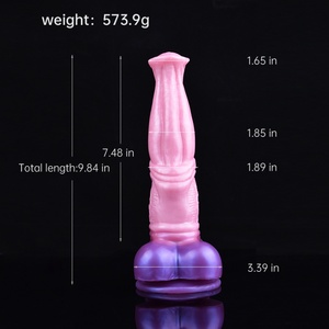FAAK Fantasy Horse <b>Dildo</b> Anal Plug with Suction Cup Horse <b>Dildo</b> for Vaginal Anal Butt Plug Animal Cock Penis Sex Toys for Women - Product Image 5