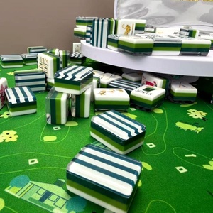 Juego de Mahjong Americano Personalizado de 160 Piezas, Juego de Cartas Acrílicas de Fabricación Estadounidense, Elegante Regalo para Mesa de Juego - Product Image 6