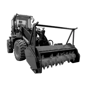 Loader Attachment Wood Forestry Slasher Forestry Chipper For Sale