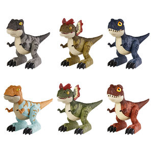 Robot dinosaure télécommandé 2,4 GHz à 4 canaux avec LED, détection tactile, pulvérisation de lumière, portée de 30 m et câble USB – Vente en gros - Product Image 1