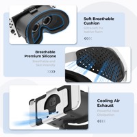 2024 nouvelle boîte à lunettes Portable 3D VR avec commutateur HD support de Console de jeu OLED matériel VR pour Nintendo Switch