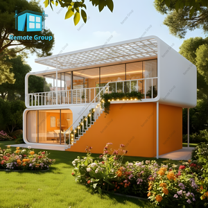 China Most Professional Moderne 20 ft 40ft Foldable Outdoor Apple Pods Cabin Container Homes with 2 Bedrooms on Wheel - Product Image 4