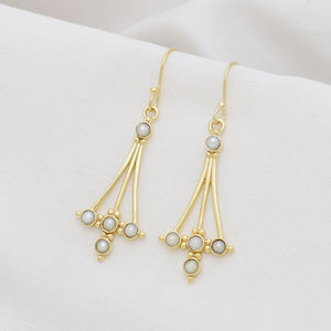 2025 Premium 18K Plaqué Or Perle Boucles D'oreilles pour les Femmes Beau Style Mignon pour le Mariage et la Fête - Product Image 3