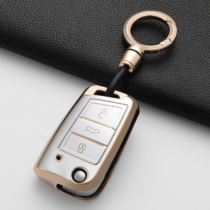 Nouvelle housse de <span class=keywords><strong>clé</strong></span> de Style TPU pour VW Volkswagen Golf 7 MK7 Tiguan MK2 pour <span class=keywords><strong>SEAT</strong></span> Ateca <span class=keywords><strong>Leon</strong></span> FR <span class=keywords><strong>2</strong></span> Ibiza pour Skoda Octavia - Product Image 4