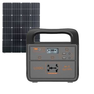 Générateur solaire portable, panneau solaire, batterie au plomb-acide, onduleur UPS à onde sinusoïdale modifiée 100W, démarreur de secours, port RV - Product Image 1