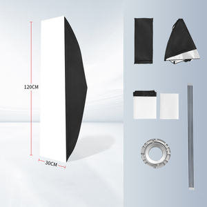 30*120cm hình chữ nhật Blitz <span class=keywords><strong>Speedlite</strong></span> Softbox đôi vải mềm với Bowens cho chân dung studio softbox ảnh phụ kiện phòng thu - Product Image 2