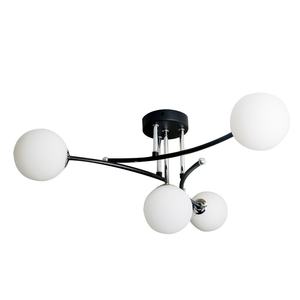 Lámpara 4xg9 negro/cromo 25x59x59 cm para iluminación decorativa y ambientes modernos. - Product Image 1