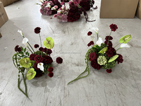 Centre de table floral élégant personnalisé, composition florale en boule pour mariage, demande en mariage et décoration de fête