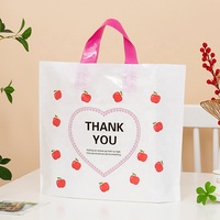 Sac en plastique personnalisé avec logo, pour le commerce de détail, vente en gros, directement de l'usine, durable, avec poignée épaisse, de haute qualité