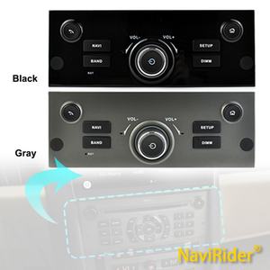 Black / Gray Color for Peugeot 407 2004 - 2011 Car Video Player OEM Style Car Radio <b>Control</b> Panel to <b>Control</b> <b>Android</b> Screen - Product Image 3