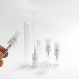 <span class=keywords><strong>3ml</strong></span> 5ml 10ml rõ ràng hình ống phun chai nước hoa thủy tinh-Refillable Du Lịch Cỡ lọ mẫu với rò rỉ-bằng chứng phun - Product Image 4