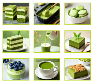 Venta al por mayor directa de fábrica: Matcha ceremonial certificado de 1000 mallas, grado 6, en bolsa, Matcha fresco para uso culinario - Product Image 2