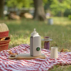 Factory Outlet Smart Electric Heated Bottle Warmer Portable Outdoor Camping <b>Milk</b> Warmer for Baby Feeding - Product Image 4