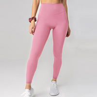 Promotion : Legging de sport et yoga pour femme, taille haute, coupe galbante, dos élégant, décolleté en V profond, pour l'entraînement, la gym et le fitness