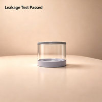 Pot en PET à paroi épaisse de 250 ml, format salon, avec bouchon à vis, anti-fuite, pot vide professionnel pour crème pour le visage, crème pour les yeux, mascara