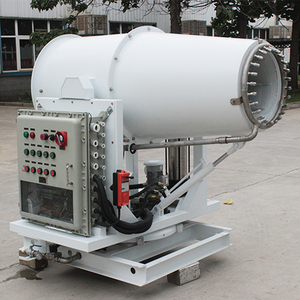 Nhà Máy Bán Hàng Trực Tiếp 20-150M Công Nghiệp Sử Dụng Điều Khiển Từ Xa Bụi Sương Mù Pháo Tiếng Ồn Thấp Sương Mù Pháo Máy - Product Image 1