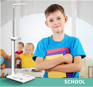 Máy Phân Tích Mỡ Cơ Thể Siêu Âm Cân Kỹ Thuật Số Đo Chiều Cao Và Cân Nặng Để Đo Chiều Cao Máy Đo Nồng Độ <span class=keywords><strong>Bluetooth</strong></span> Kèm Ứng Dụng - Product Image 6