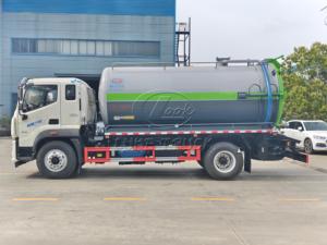 FOTON Vacuum Suction Truck 13-15CBM, Optional 4/6-Cylinder Engine, Reliable Vacuum Pump for Sewage Sludge & Fecal Transportation - Product Image 5