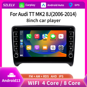 เครื่องนำทางรถยนต์ Android สำหรับ Audi TT ปี 2006-2014 ใช้ได้ทั่วโลก หน้าจอขนาดใหญ่ เชื่อมต่อ USB รองรับ Wireless Carplay ฟังก์ชั่น GPS รุ่น Lelv - Product Image 3
