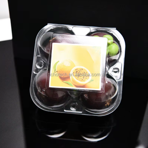 Contenedores de Plástico PET Tipo Blister para Frutas, Cajas para Mangostán, Naranja, Maracuyá, etc., Venta al Por Mayor, Se Aceptan Personalizaciones - Product Image 2
