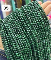 Perles cubiques facettées carrées 4*4mm en cristal naturel, pierres semi-précieuses en vrac pour la fabrication de bijoux