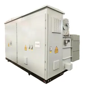Outdoor control 10kv solar photovoltaic step-up transformer substation for photovoltaic stations