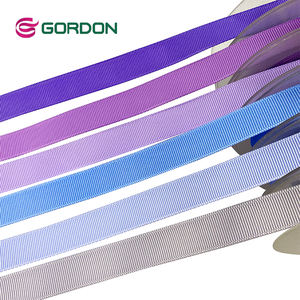 Cinta de grogrén Gordon al por mayor, paquete de regalo de 1 pulgada, cinta de grogrén de poliéster colorida, accesorios para ropa, cintas de grogrén - Product Image 4
