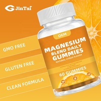 Gommes à mâcher au magnésium, saveur naturelle d'agrumes, complément vitaminique, mélange de magnésium, gommes quotidiennes, service OEM