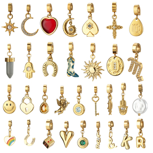 Cá Nhân Hoán Đổi Cho Nhau Mặt Dây Chuyền Đầy Màu Sắc Hạt Nghệ Thuật Cây Cọ Lớp Vòng Cổ Không Thấm Nước Vàng Thép Không Gỉ Đồ Trang Sức - Product Image 6