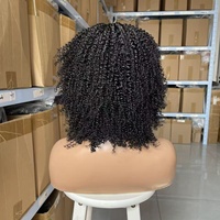 Perruques bouclées africaines abordables sans dentelle pour la vente en gros, perruque courte style pixie sans colle, fournisseur de perruques en cheveux humains