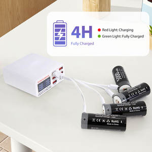 Batería de 5000mAh 26650 para linterna de alta potencia USB C recargable con protección de PCB Luz de caza luz Solar - Product Image 5