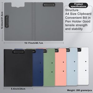 Schoolkantoorbenodigdheden Verpleegkundig Klemmap met hulpmiddelenmap, mapclips, A4, PP, zakelijke mappen - Product Image 6