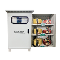 Stabilizer Tegangan Tiga Fasa Tahan Air AVR 220v 380v 415v 3 Fasa Untuk Penggunaan Luar Ruangan 20kva 15kva 10kva 50kva 100kva
