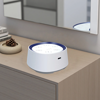 Haut-parleur créatif Décoration d'intérieur Veilleuse RGB Sons apaisants Machine à bruit blanc Aide au sommeil pour bébé Rechargeable Batterie 800mAh