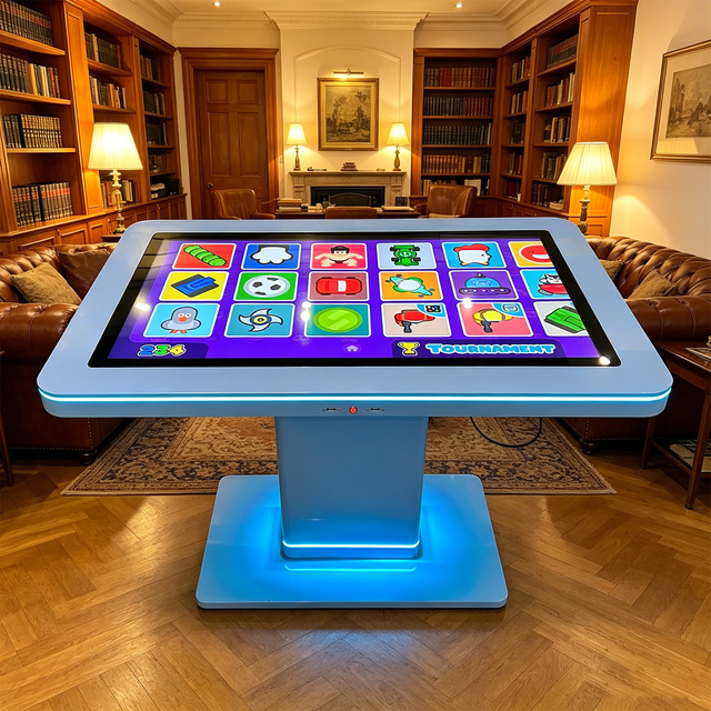 43-inch Smart Interactive Game Table, Touch-sensitive and Waterproof, Perfect for Family Entertainment.
