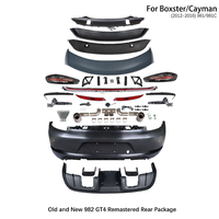 Kit de conversion de voiture pour Boxster Cayman 981/981C 2016-2019, mise à niveau de l'ancien au nouveau style 982 GT4, kit carrosserie arrière remis à neuf