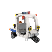 MOC1717 170 Piezas Coche de Patrulla Zootopia, Juguete de Construcción Compatible, Regalo DIY, Bajo MOQ, Juego de Bloques Educativos de Venta Caliente para Niños